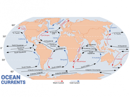 The Major OCEAN CURRENTS of the World - Earth How