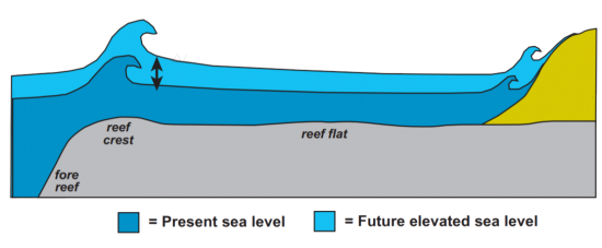 present vs future sea level