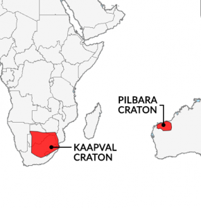 Pilbara Kaapval Vaalbara Cratons