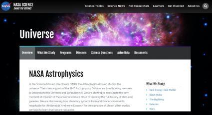 nasa astrophysics