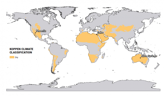 What Are the 5 Koppen Climate Classification Types? - Earth How