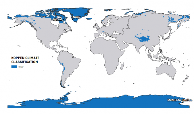 Polar Climate Zone Map Types Of Climate - Learn From Mind Maps - Edrawmind