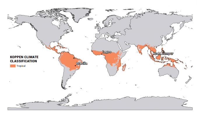 What Are The 5 Koppen Climate Classification Types? - Earth How