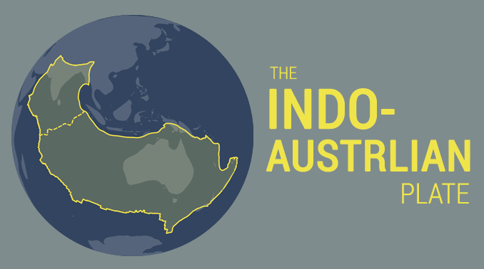 Indo Australian Plate Map