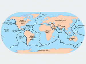 Plate Tectonics Map Major Plates