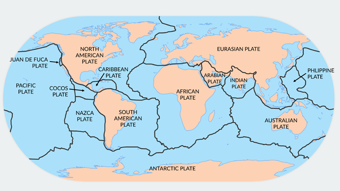 7 MAJOR TECTONIC PLATES: The World's Largest Plate Tectonics - Earth How