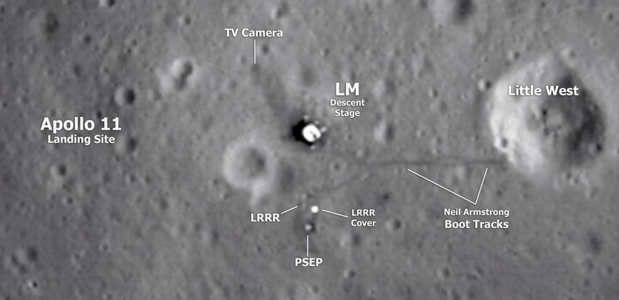 Apollo-11 Landing Site Sea of Tranquility