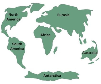 Mesozoic Map