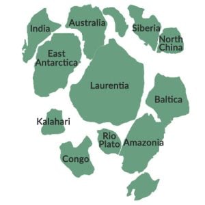 Rodinia Map