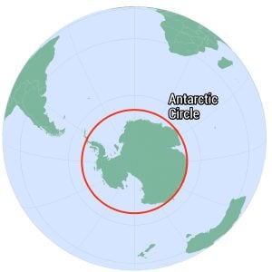Antarctic Circle Map