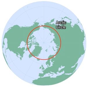 Arctic Circle Map
