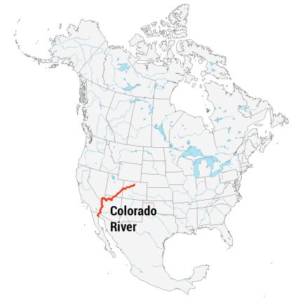 Colorado River Map