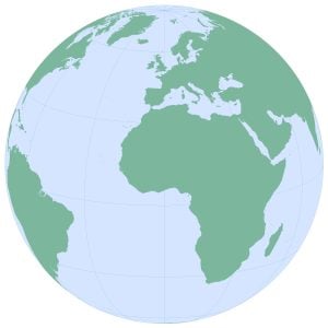 Globe Map Projection