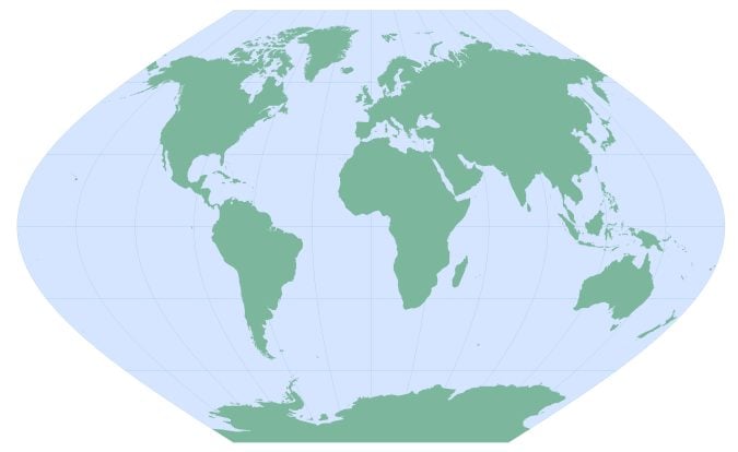 Winkel Tripel Map Projection
